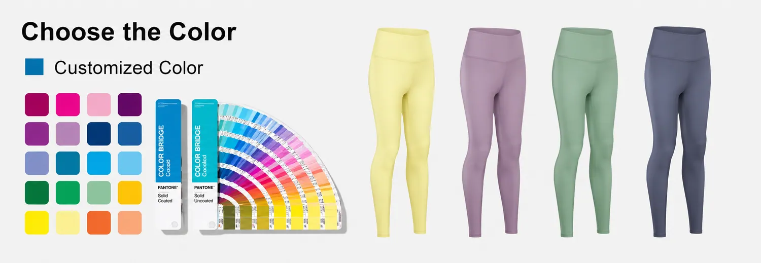Choose the colour — custom activewear options at the Eliian factory