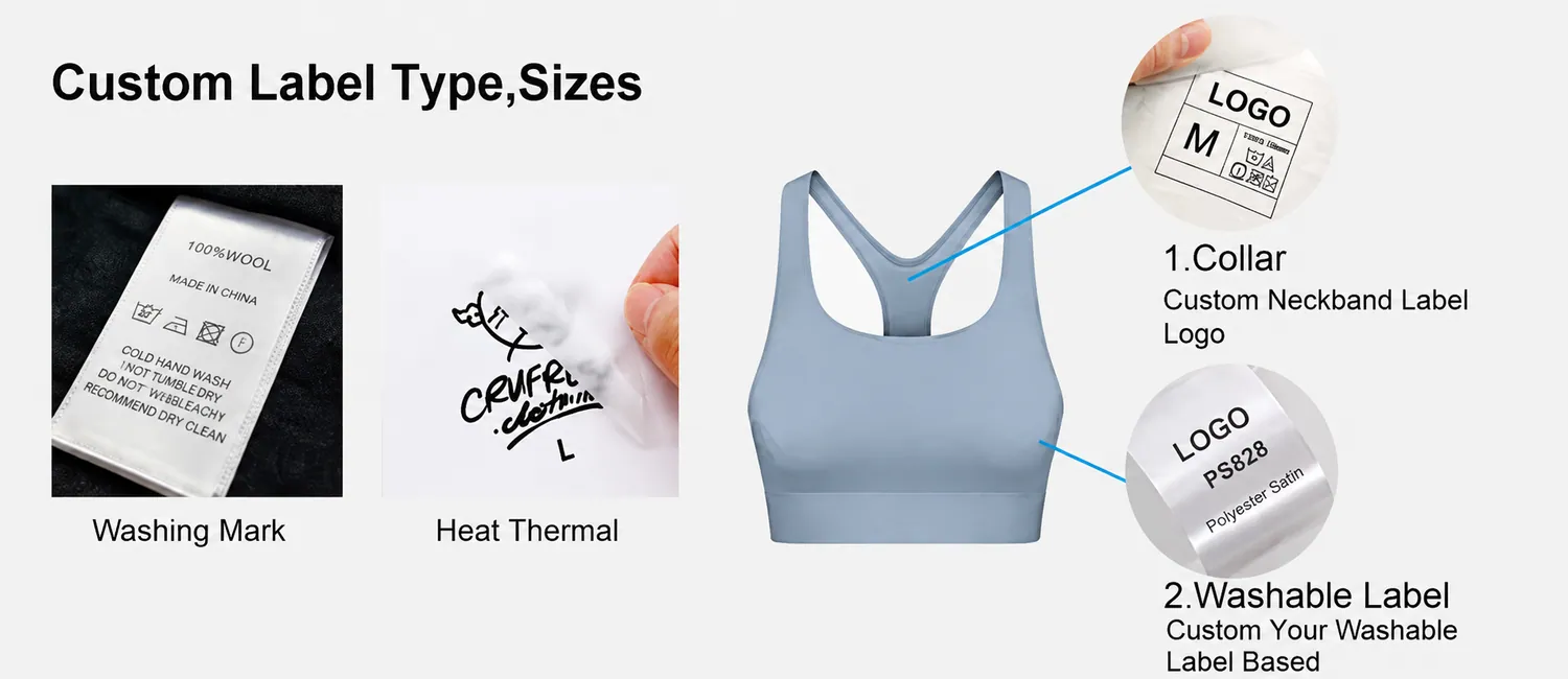 Choose the labelling — custom activewear options at the Eliian factory