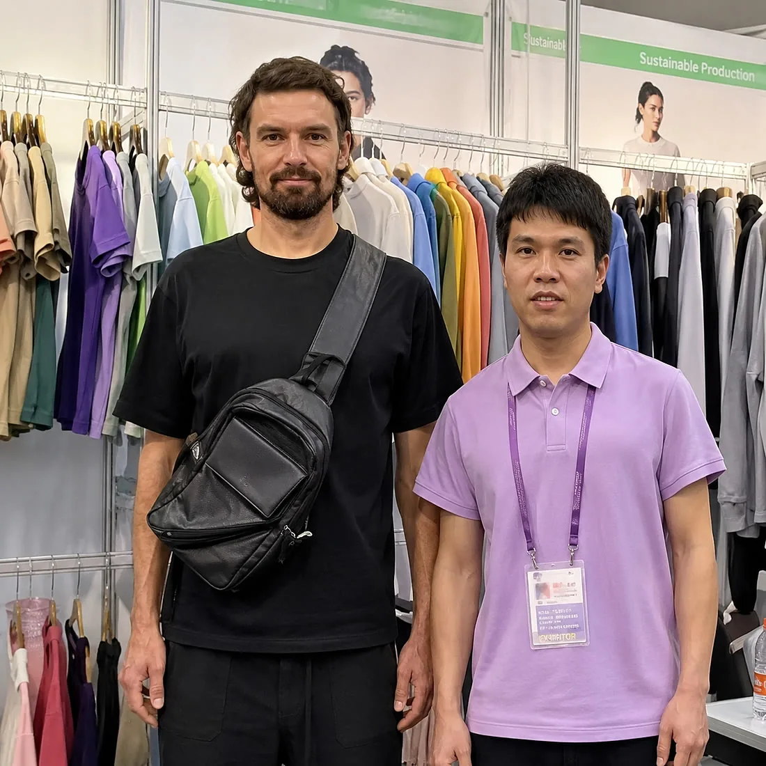 Buyer visiting the Eliian factory floor in Xiamen