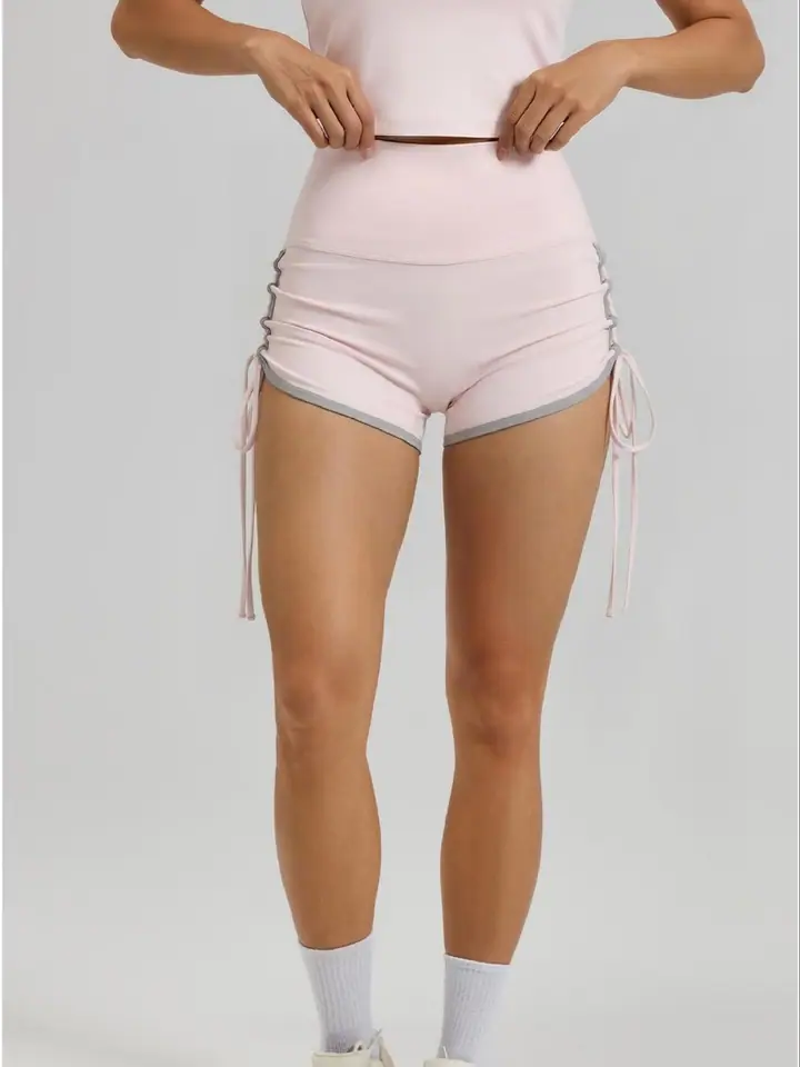 Drawstring side short — custom activewear made by Eliian