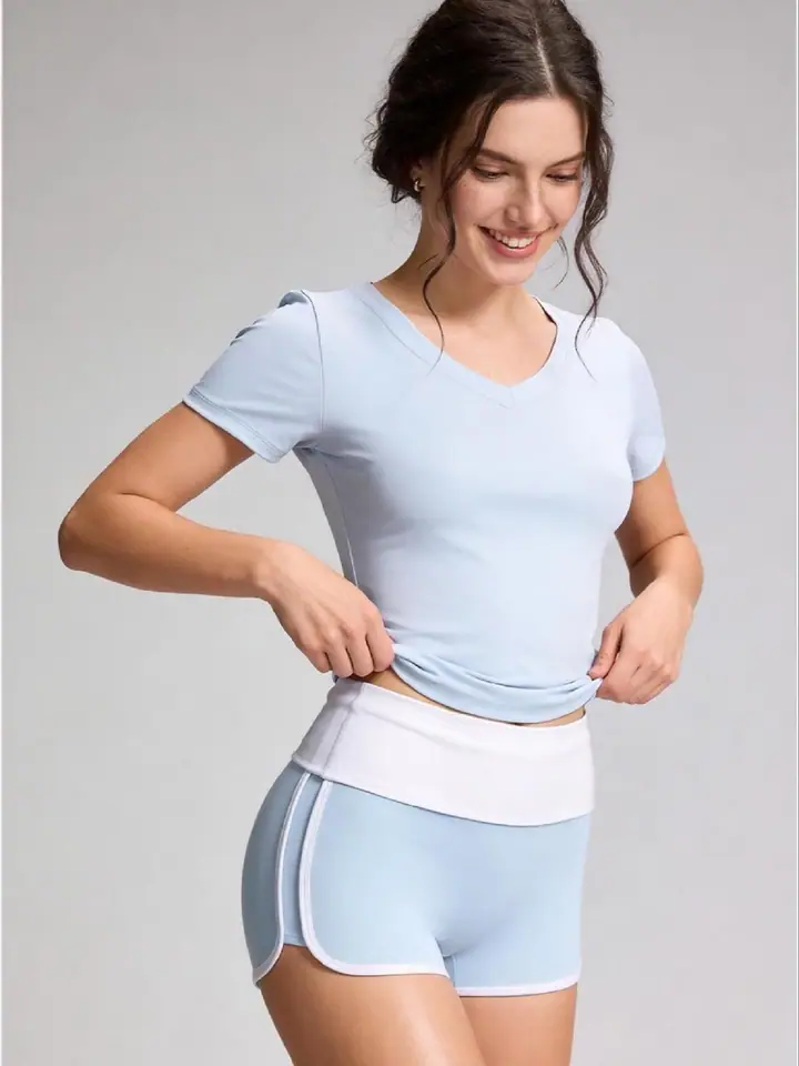 Tee + short set — custom activewear made by Eliian
