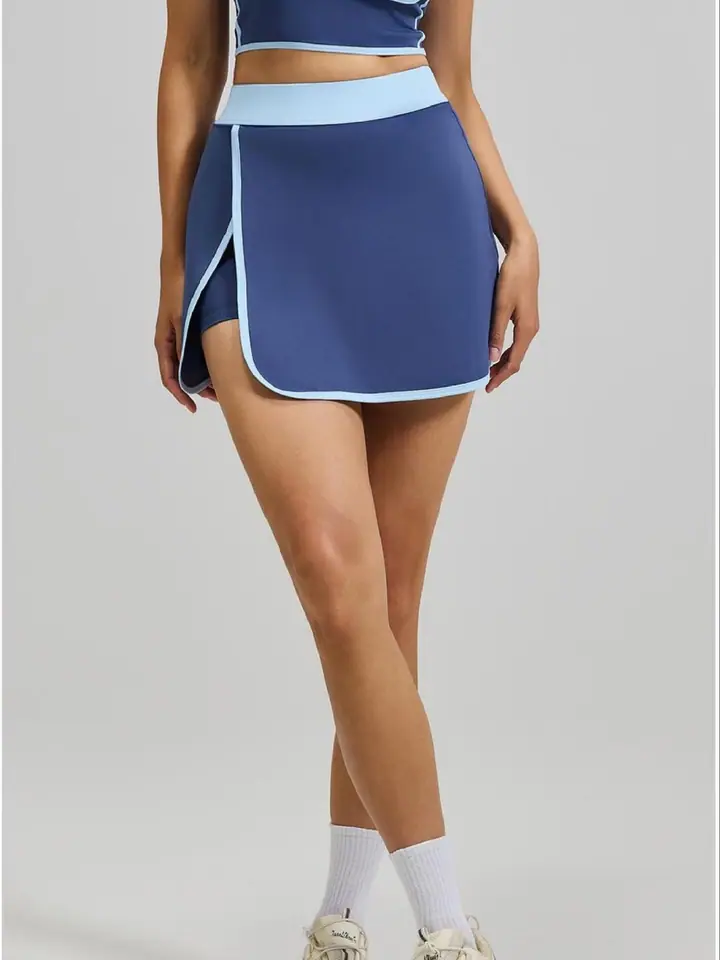 Wrap skort — custom yoga wear manufactured by Eliian